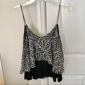 Cropped Flowy Tank
